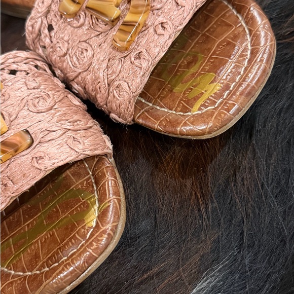🔥 Sam Edelman Backer Raffia Sandal 7.5 - Picture 3 of 6